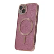 iPhone 13 Mobilskal MagSafe Glitter Chrome - Rosa