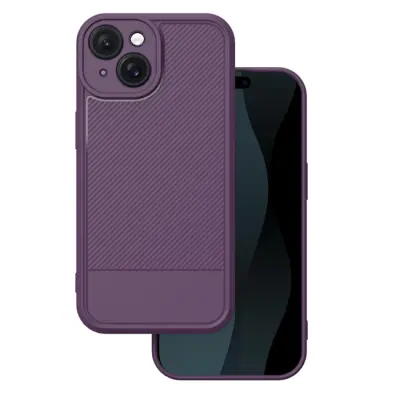 iPhone 13 Mobilskal Simple Carbon - Lila