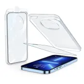 Joyroom iPhone 13/13 Pro Härdat glas med Mounting Kit - Clear