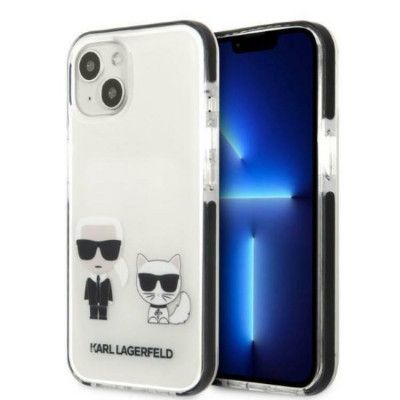 Karl Lagerfeld iPhone 13 Skal Karl & Choupette - Vit