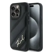 Karl Lagerfeld iPhone 13/13 Pro Mobilskal Diagonal Quilted Script