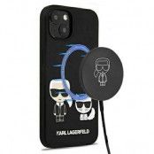 Karl Lagerfeld Karl & Choupette Magsafe Skal iPhone 13 - Svart
