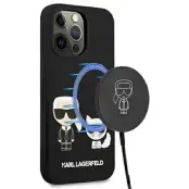 Karl Lagerfeld Karl & Choupette Magsafe Skal iPhone 13/13 Pro - Svart