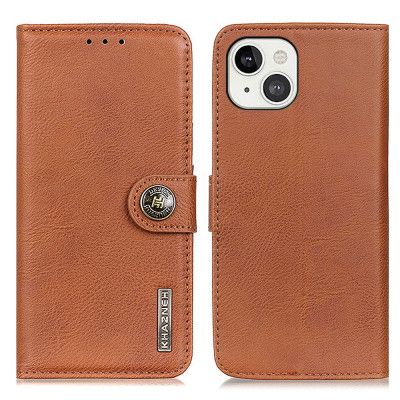 KHAZNEH Plånboksfodral iPhone 13 - Brun