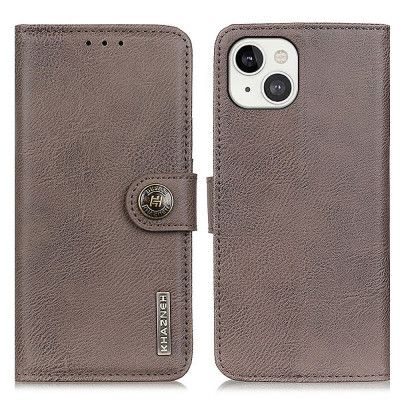 KHAZNEH Plånboksfodral iPhone 13 - Grå