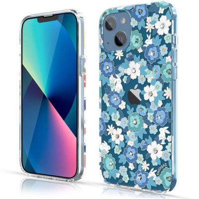 Kingxbar Brilliant Series Skal iPhone 13 - Blå