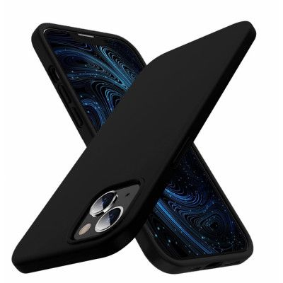 Liquid Silicone Skal iPhone 13 - Svart