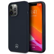 Mercedes Silicone Line Skal iPhone 13 / 13 Pro - Navy