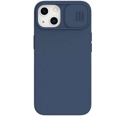 Nillkin Camshield Silicone Skal iPhone 13 - Blå