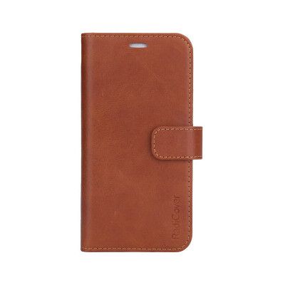 Radicover Strålningsskydd Mobilfodral äkta Skinn iPhone 13 - Brun