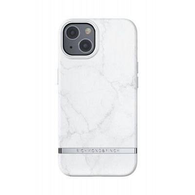 Richmond & Finch Vit Marble Skal till iPhone 13
