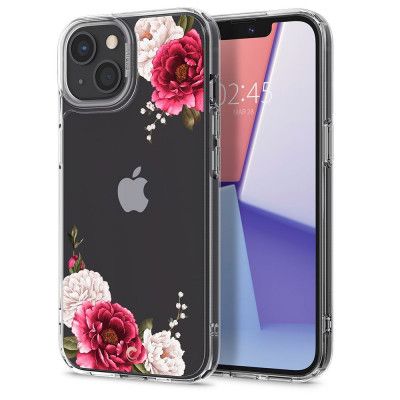 Spigen Cyrill Cecile Mobilskal iPhone 13 - Röd Floral