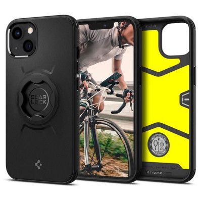 Spigen Gearlock GCF143 Cykelfäste Skal iPhone 13 - Svart