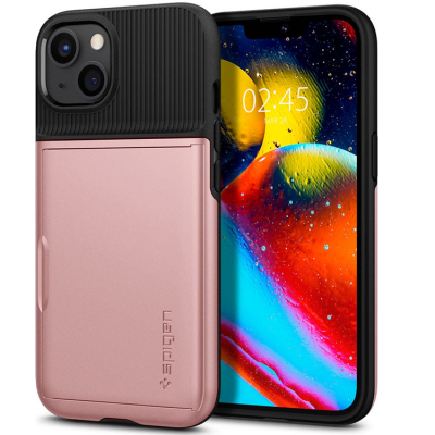 Spigen iPhone 13 Skal Slim Armor CS - Rosa