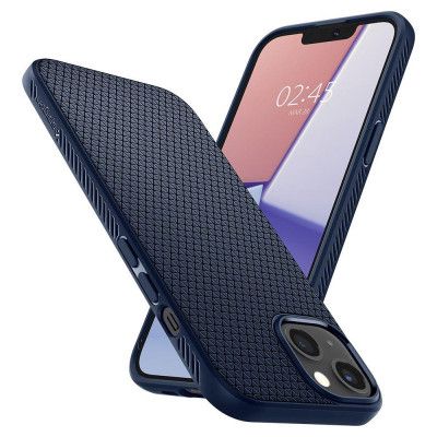 Spigen Liquid Air Skal iPhone 13 - Navy Blå