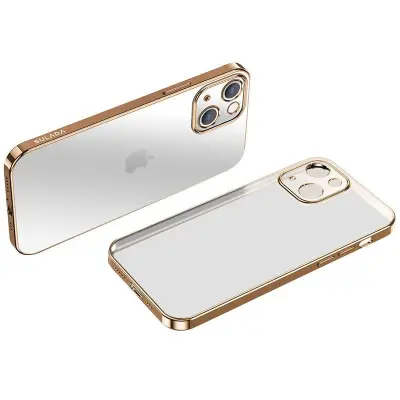 SULADA iPhone 13 Skal Drop-proof TPU Electroplating Guld