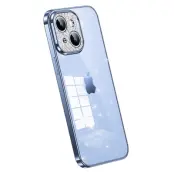 SULADA iPhone 13 Mobilskal i TPU med Glitter Rhinestones - Blå