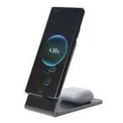 T05 Fällbar 15W Magnetisk Trådlös Laddare Transparent för iPhone 13/12