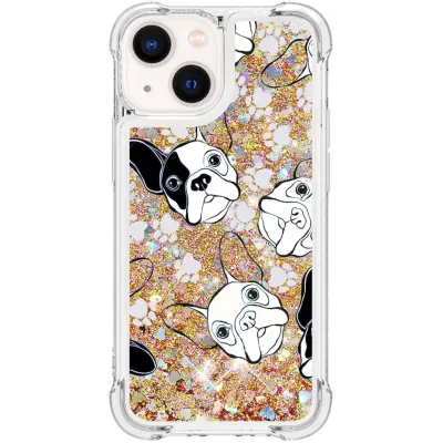 Trolsk Liquid Glitter Case - Dogs (iPhone 13)