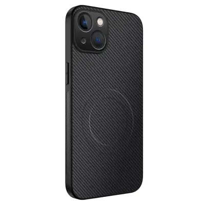 WANLONFENG iPhone 13 Mobilskal MagSafe Carbon TQ