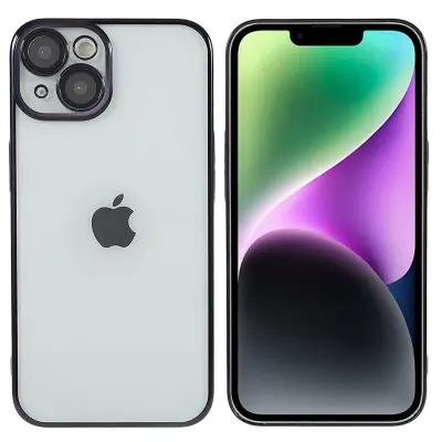 X-LEVEL iPhone 13 Mobilskal TPU+PC Svart med Kameralinsskydd