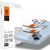[2-Pack] Spigen iPhone 14/14 Plus Kameralinsskydd i Härdat Glas - Blå