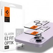 [2-Pack] Spigen iPhone 14/14 Plus Kameralinsskydd i Härdat Glas - Lila