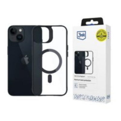 3MK iPhone 14 Plus Mobilskal MagSafe Satin Armor - Svart