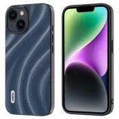 ABEEL Milky Way iPhone 14 Plus Skal PU Läder Blå