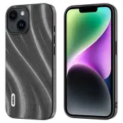 ABEEL Milky Way iPhone 14 Plus Skal PU Läder Grå