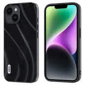 ABEEL Milky Way iPhone 14 Plus Skal PU Läder Svart