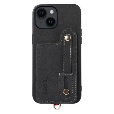 ABEEL Style 03 iPhone 14 Plus Mobilskal med Kortfack - Svart