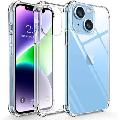 Anti-drop TPU iPhone 14 Plus Skal - Transparent