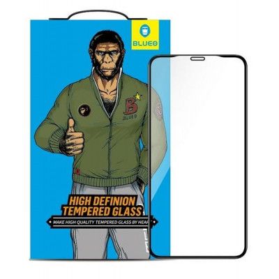 BlueO iPhone 14 Plus Skärmskydd i Härdat glas 5D - Svart