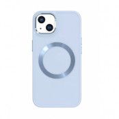 BOOM iPhone 14 Plus Skal Magsafe Liquid Silicone - Ljusblå