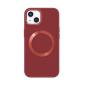 BOOM iPhone 14 Plus Skal Magsafe Liquid Silicone - Röd