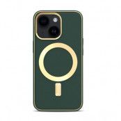 BOOM iPhone 14 Plus Magsafe Läderskal  - Grön