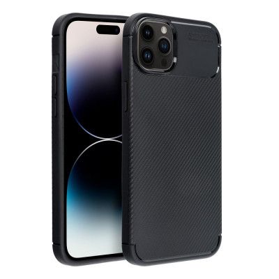 CARBON PREMIUM skal för iPhone 14 Pro Max svart