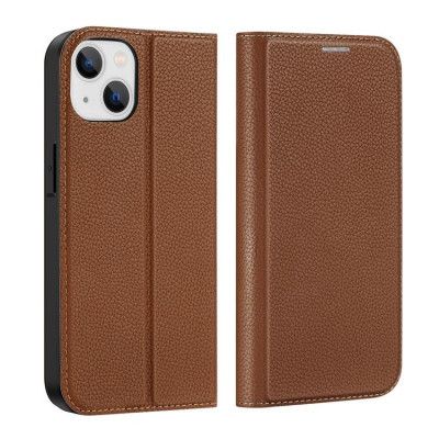 Dux Ducis iPhone 14 Plus Plånboksfodral Skin X2 - Brun
