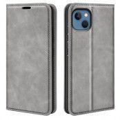 Folio iPhone 14 Plus Plånboksfodral - Grå