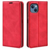 Folio iPhone 14 Plus Plånboksfodral  - Röd