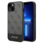 GUESS iPhone 14 Plus Skal 4G Stripe Collection - Grå