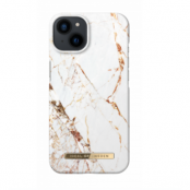 Ideal of Sweden iPhone 14 Plus Skal Fashion - Carrara Gold