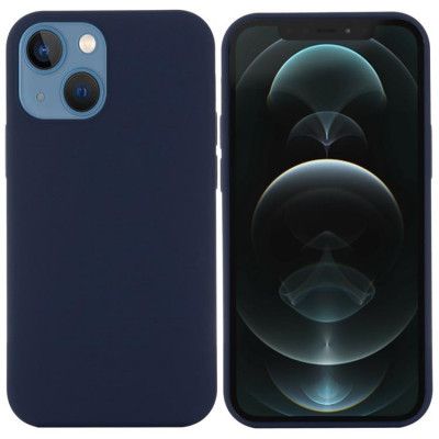 iPhone 14 Plus Skal Magsafe Silicone Ultra Slim - Mörkblå