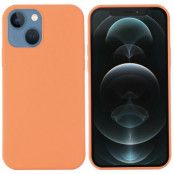 iPhone 14 Plus Skal Magsafe Silicone Ultra Slim - Orange