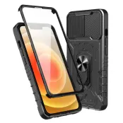 iPhone 14 Plus Skal Ringhållare Kickstand - Svart