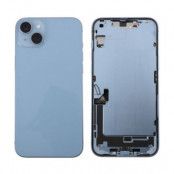 iPhone 14 Plus Baksida Glas med Komplett Ram - Blå