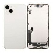 iPhone 14 Plus Original Baksida Glas med Komplett Ram - Vit