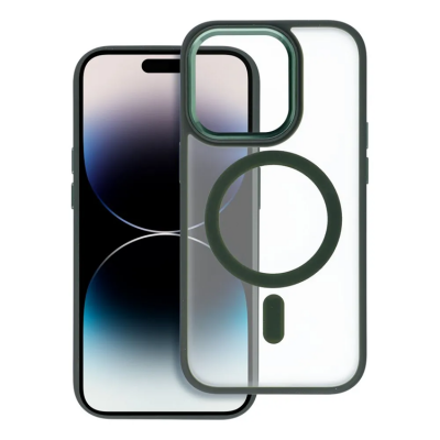 iPhone 14 Plus Mobilskal Magsafe Matte - Grön