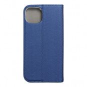iPhone 14 Plus Plånboksfodral Smart Konstläder Blå